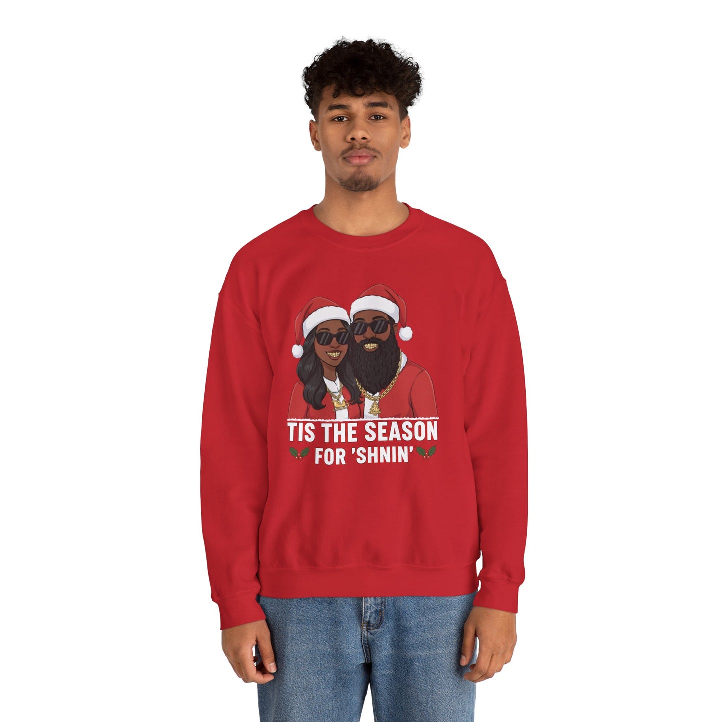 Season For Shinin' Unisex Ugly Christmas Sweatshirt