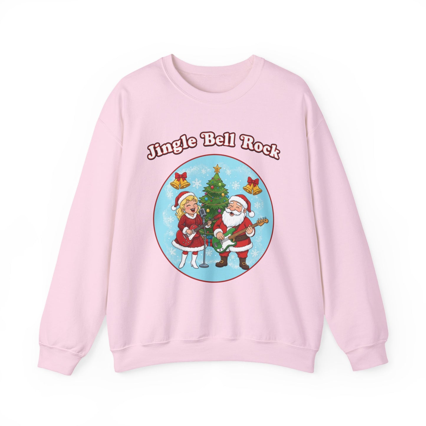 Jingle Bell Rock (Light Tone) Unisex Ugly Christmas Sweatshirt
