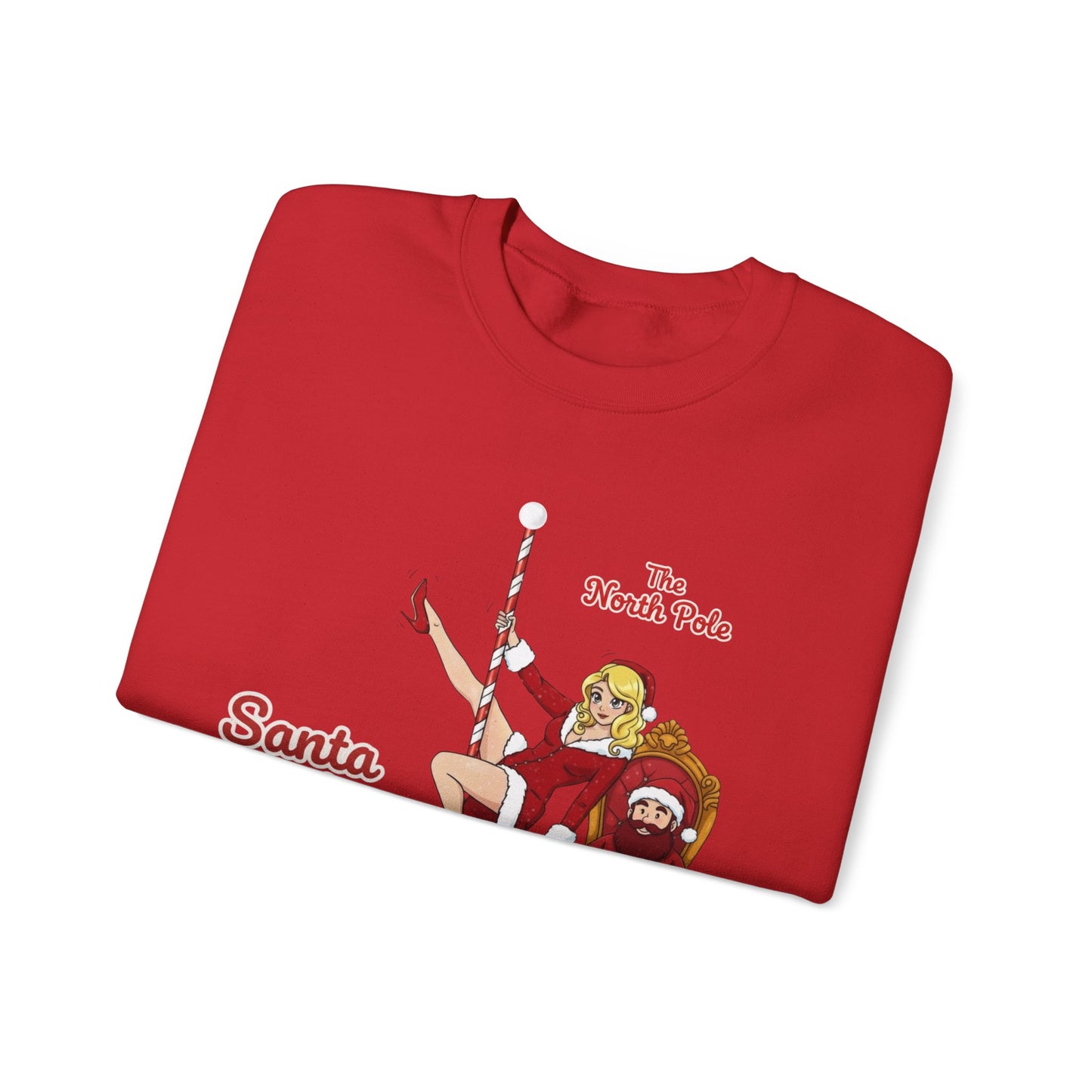 Santa Baby (Light Tone) Unisex Ugly Christmas Sweatshirt