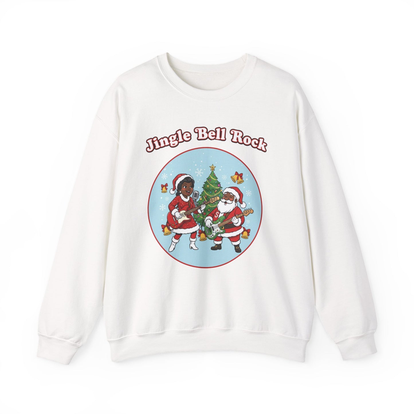 Jingle Bell Rock (Dark Tone) Unisex Ugly Christmas Sweatshirt