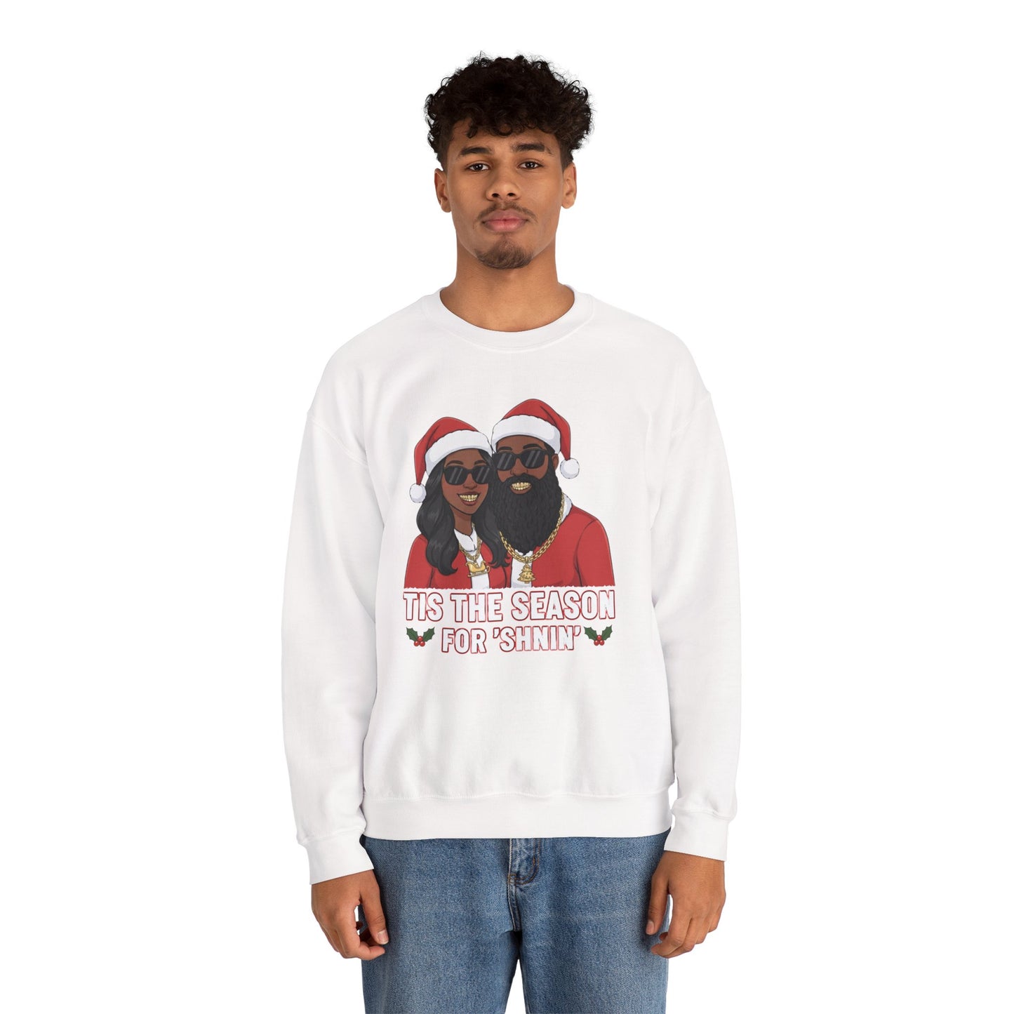 Season For Shinin' Unisex Ugly Christmas Sweatshirt