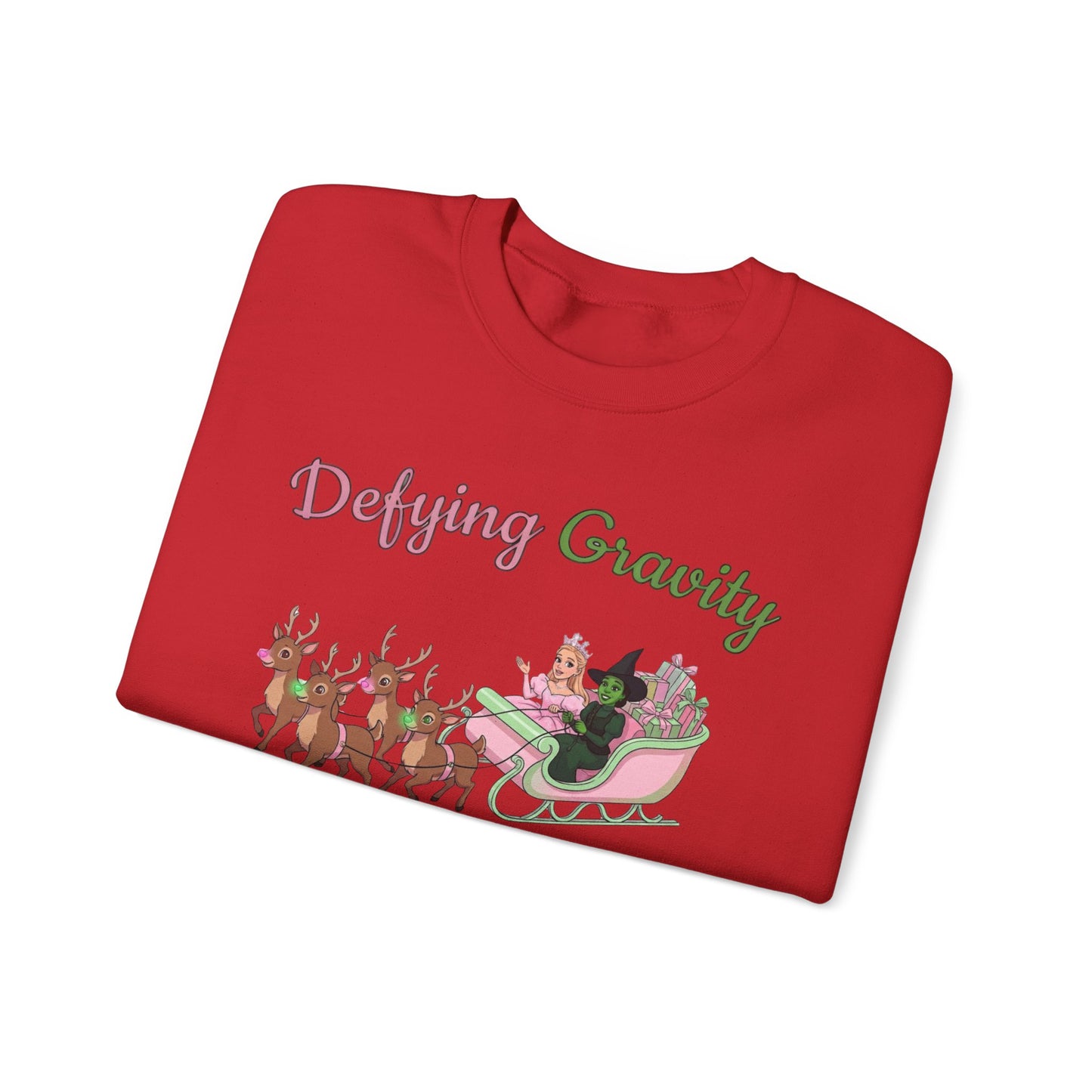 Defying Gravity Wicked Ugly Christmas Sweatshirt