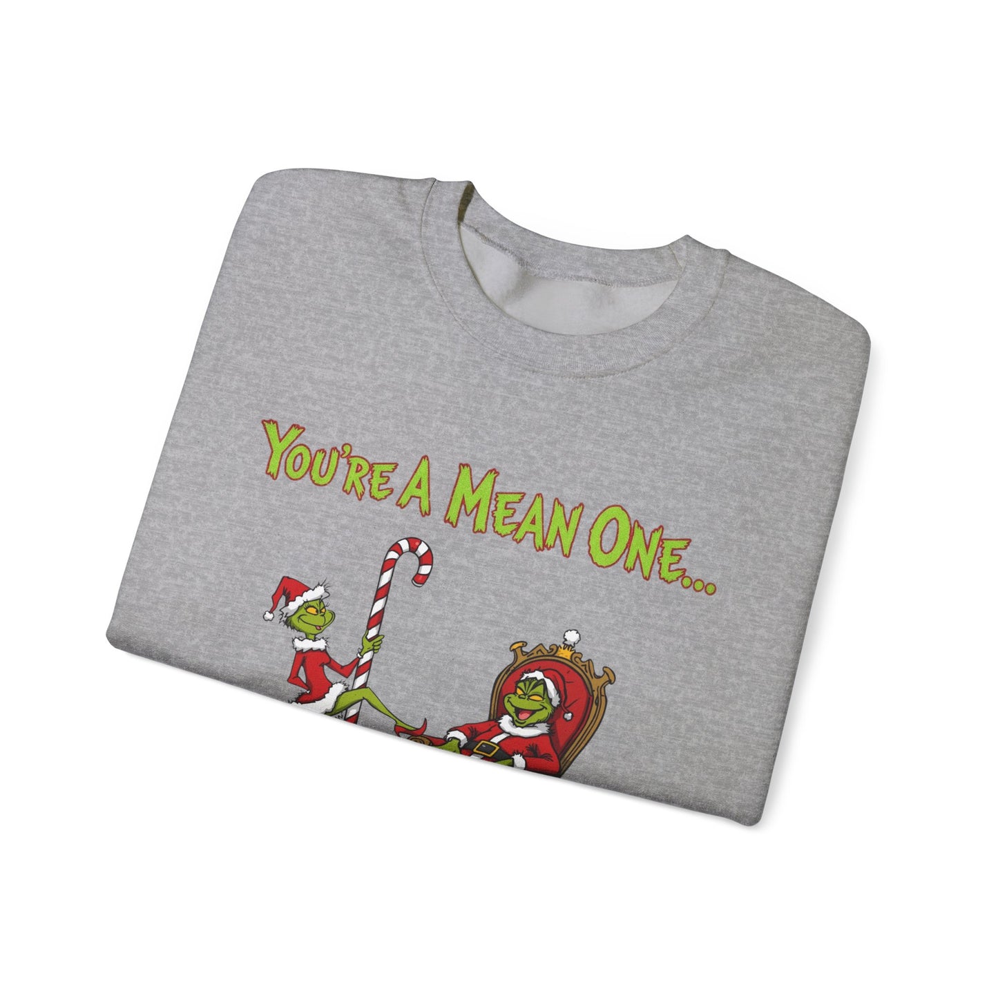 Grinch Inspired Unisex Ugly Christmas Sweatshirt