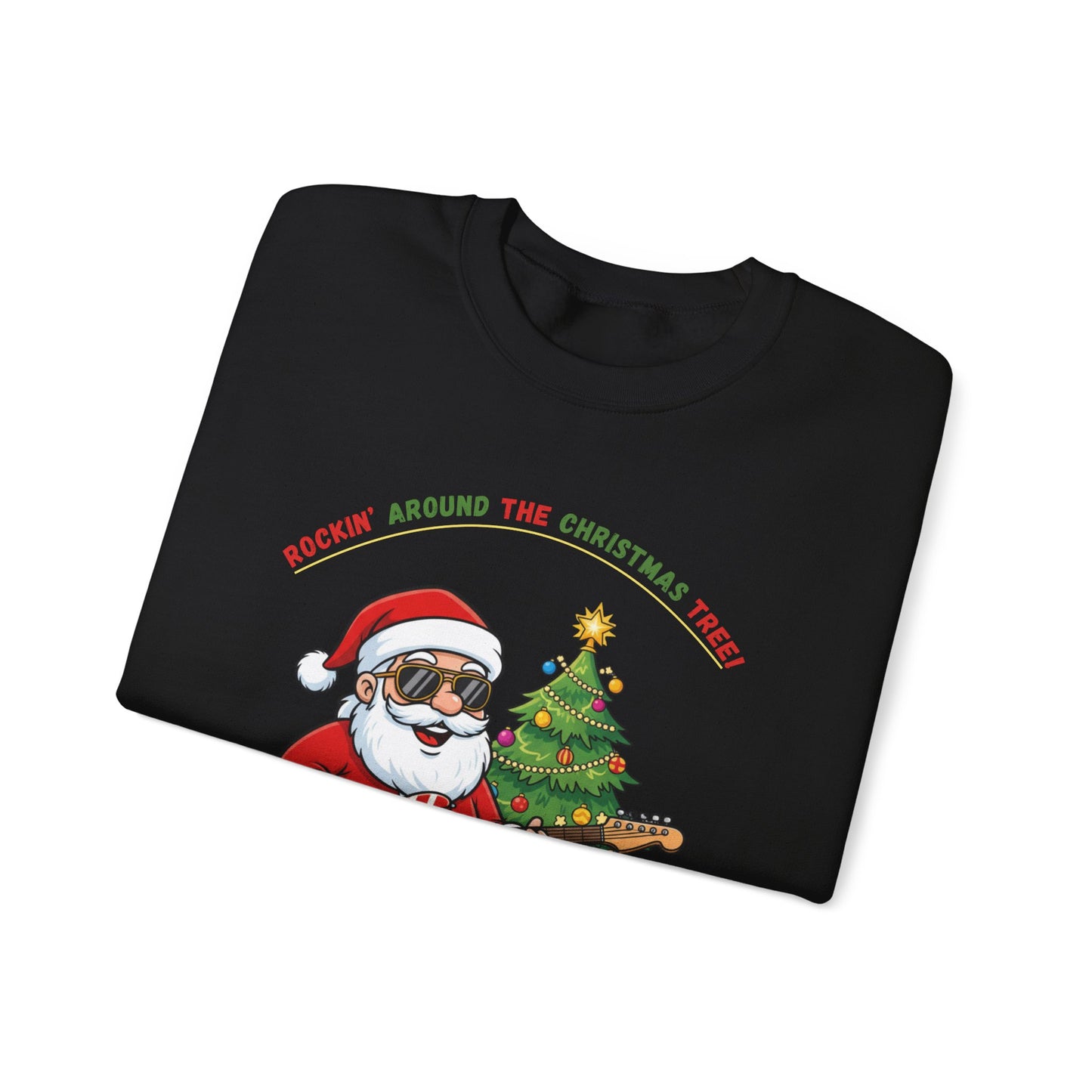 Rocking Around (Light Tone) Unisex Ugly Christmas Sweatshirt