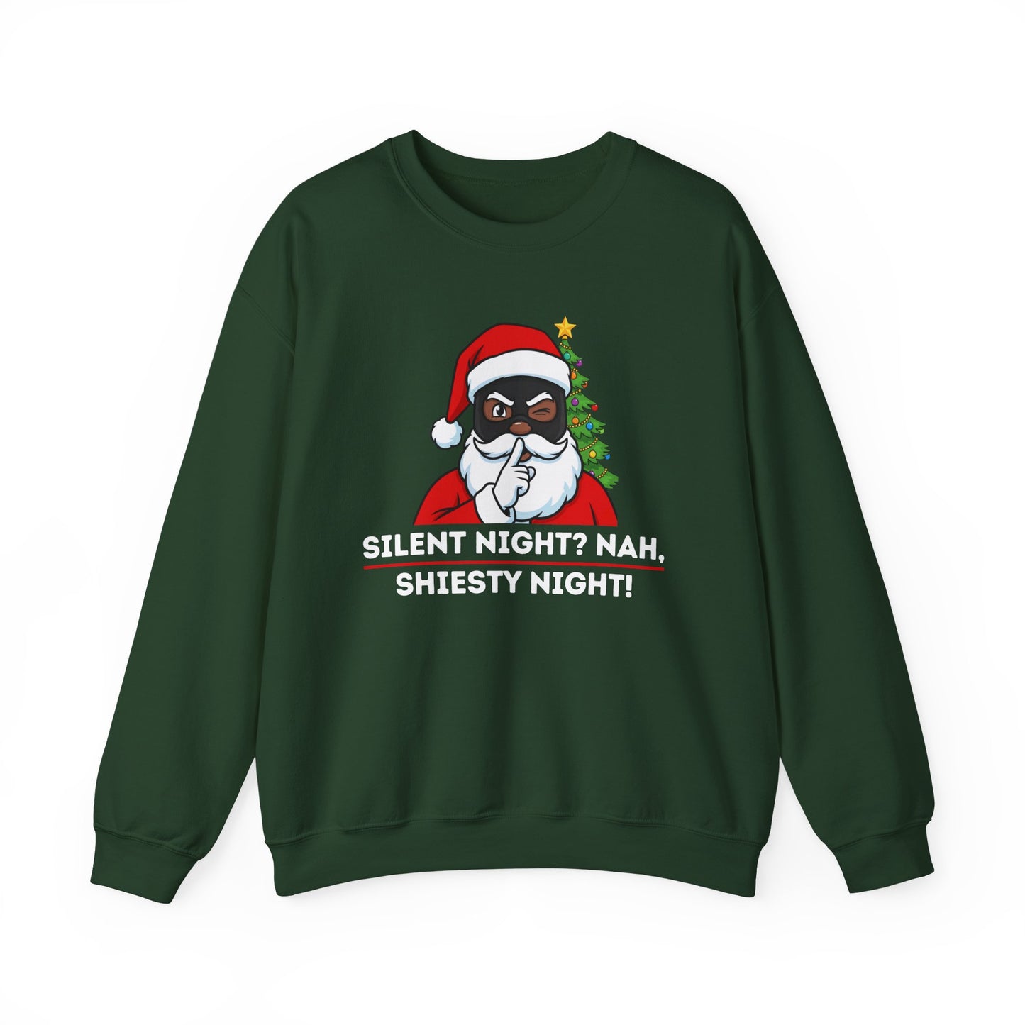 Shiesty Night (Dark Tone) Unisex Ugly Christmas Sweatshirt