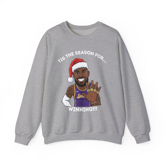 Lebron James Winning Ugly Christmas Sweatshirt