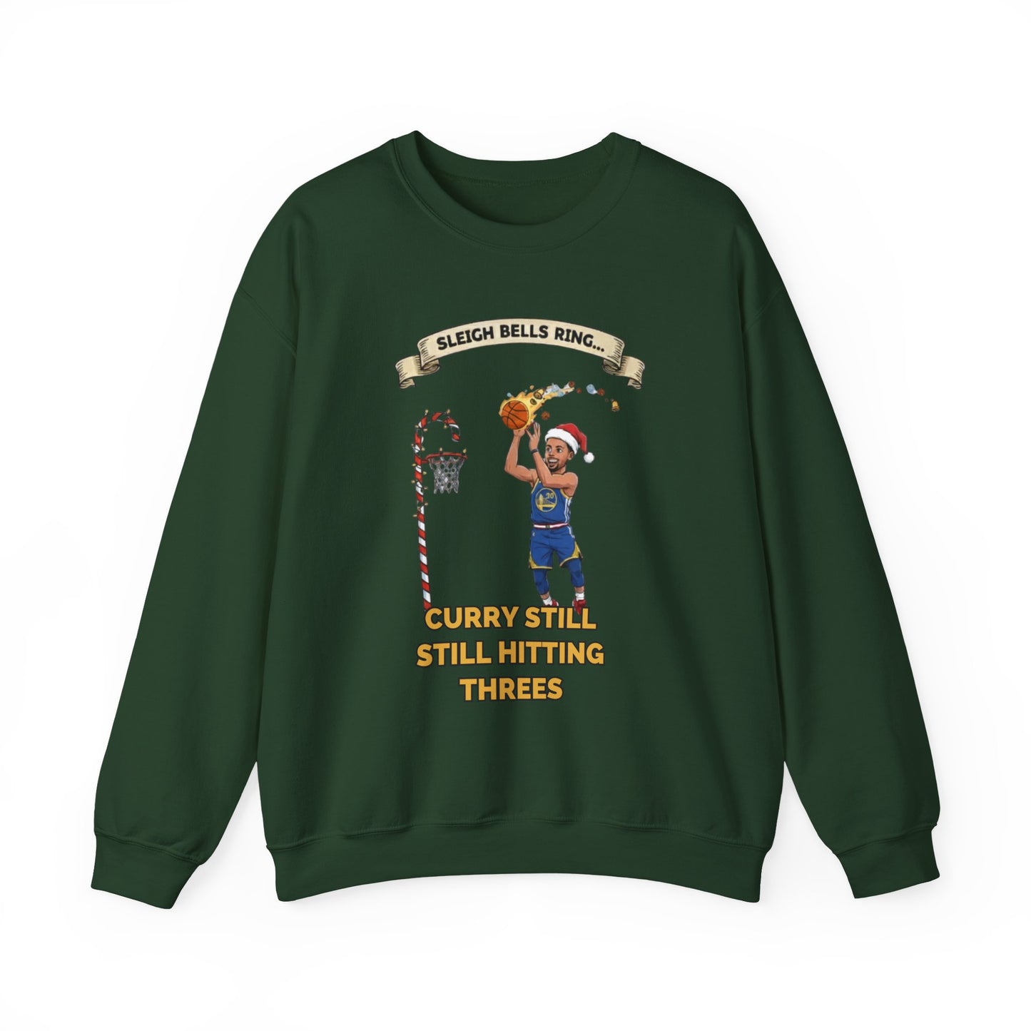 Steph Curry "Still Hitting Threes" Christmas Sweatshirt