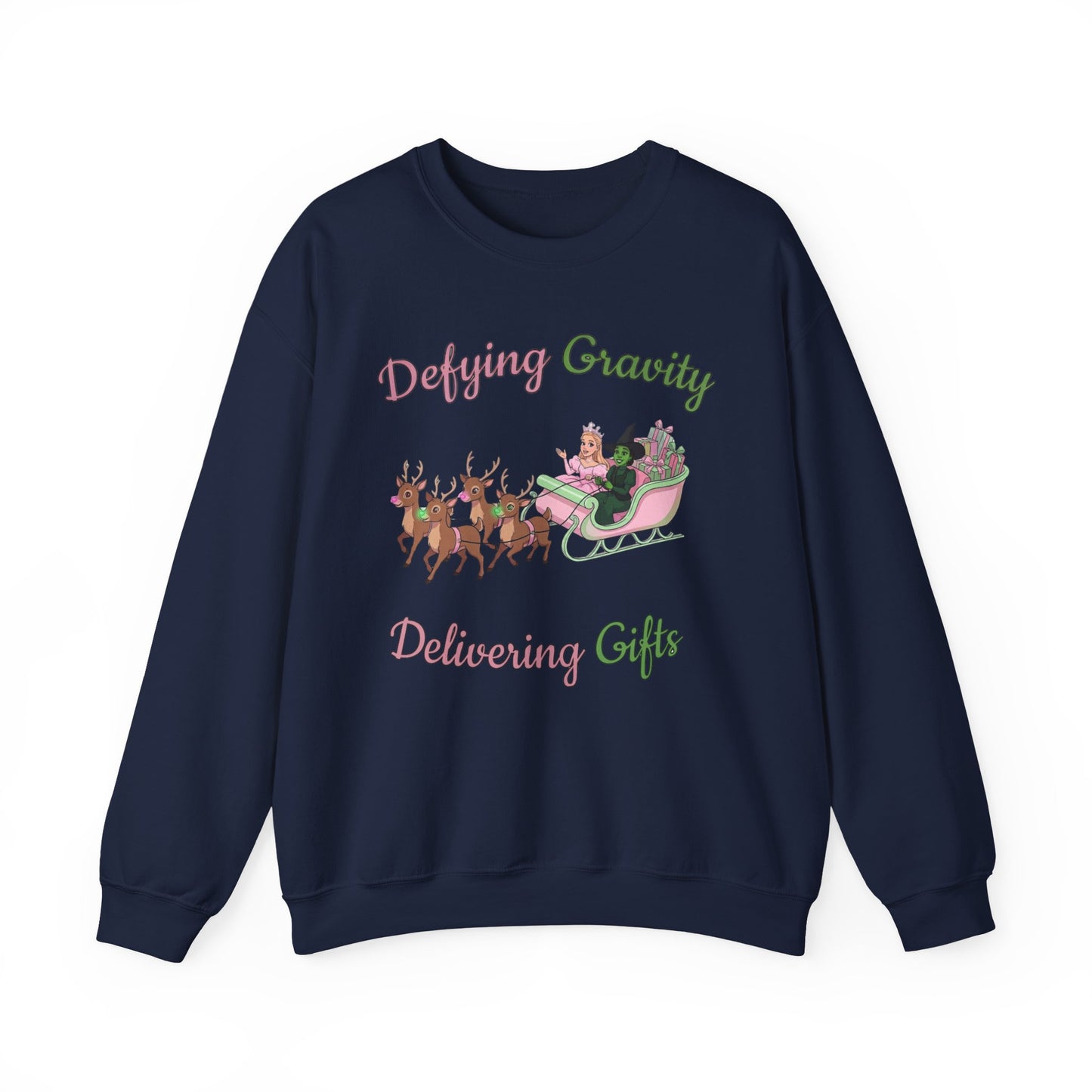 Defying Gravity Wicked Ugly Christmas Sweatshirt
