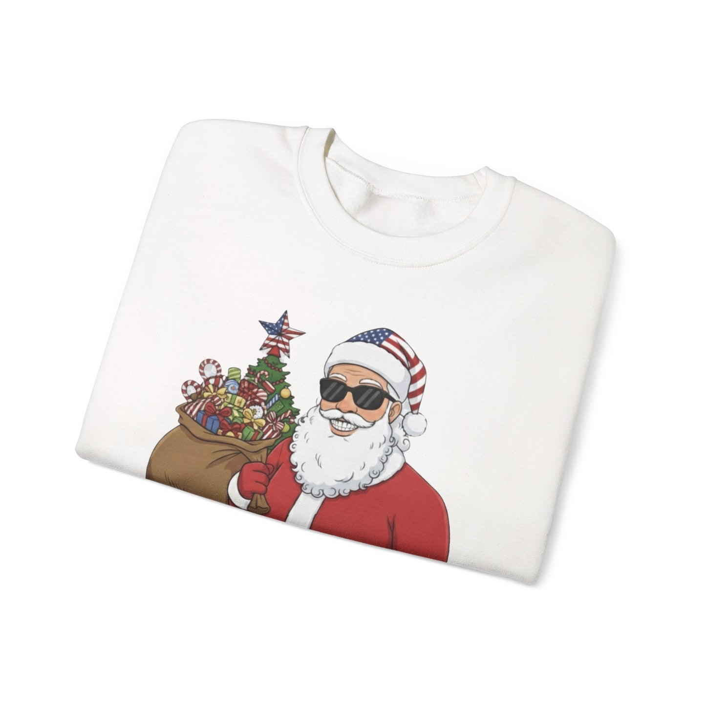 One Nation Under Claus Unisex Ugly Christmas Sweatshirt