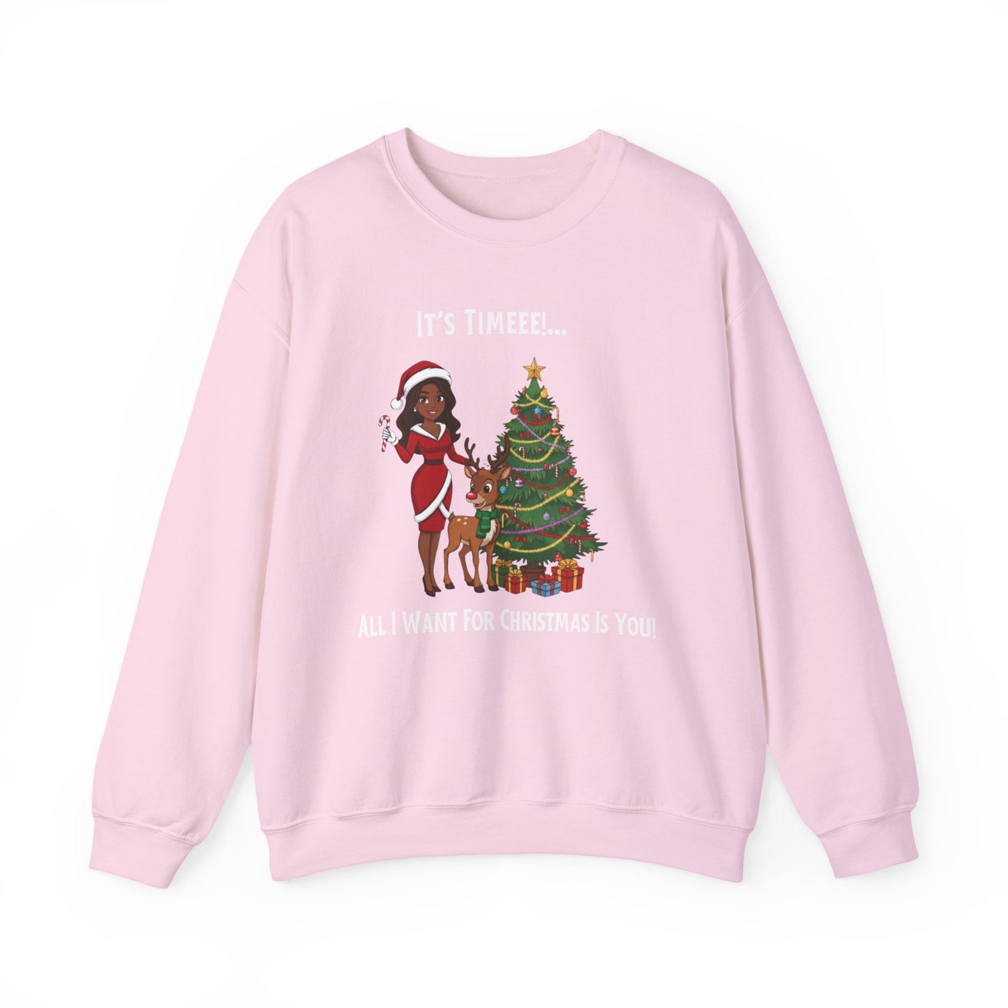 All I Want For Christmas (Dark Tone) Unisex Ugly Christmas Sweatshirt