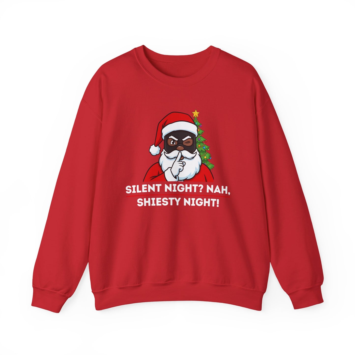 Shiesty Night (Dark Tone) Unisex Ugly Christmas Sweatshirt