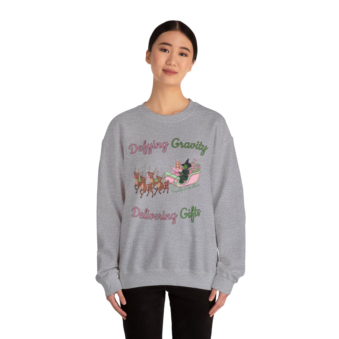 Defying Gravity Wicked Ugly Christmas Sweatshirt