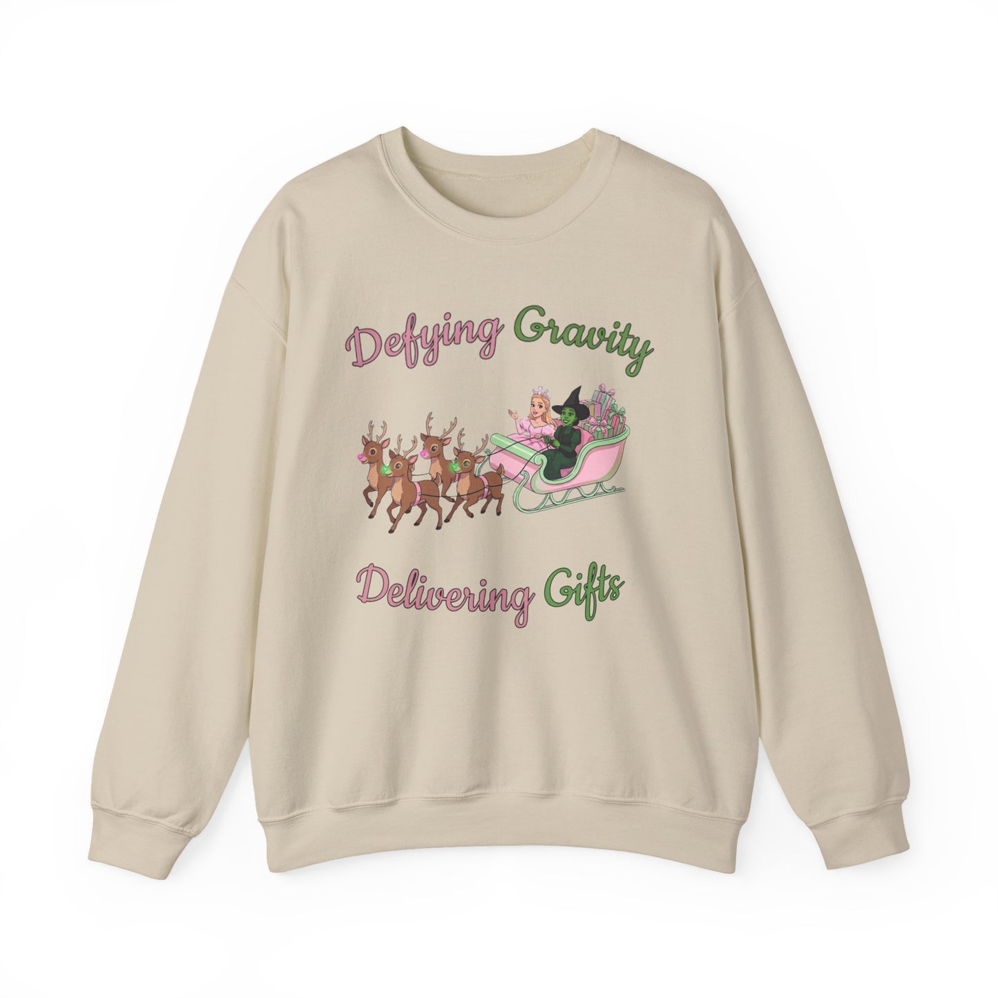 Defying Gravity Wicked Ugly Christmas Sweatshirt