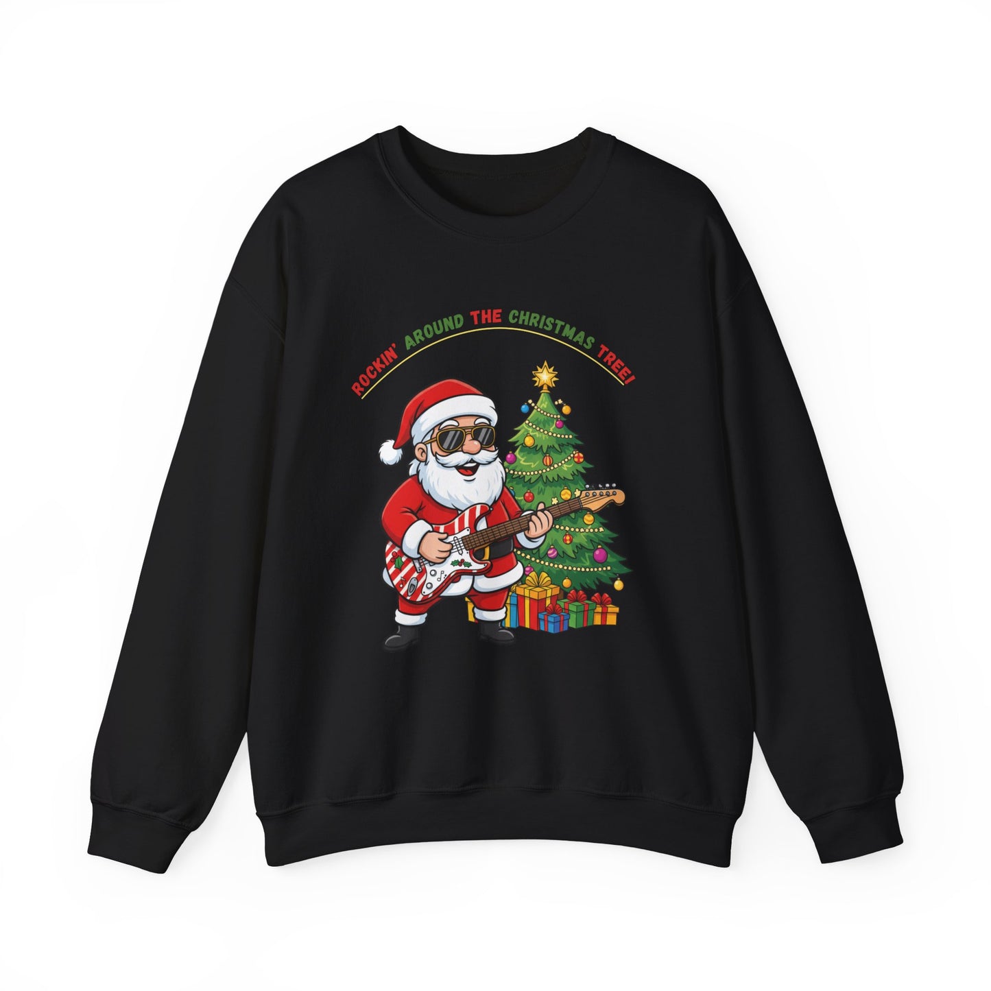Rocking Around (Light Tone) Unisex Ugly Christmas Sweatshirt