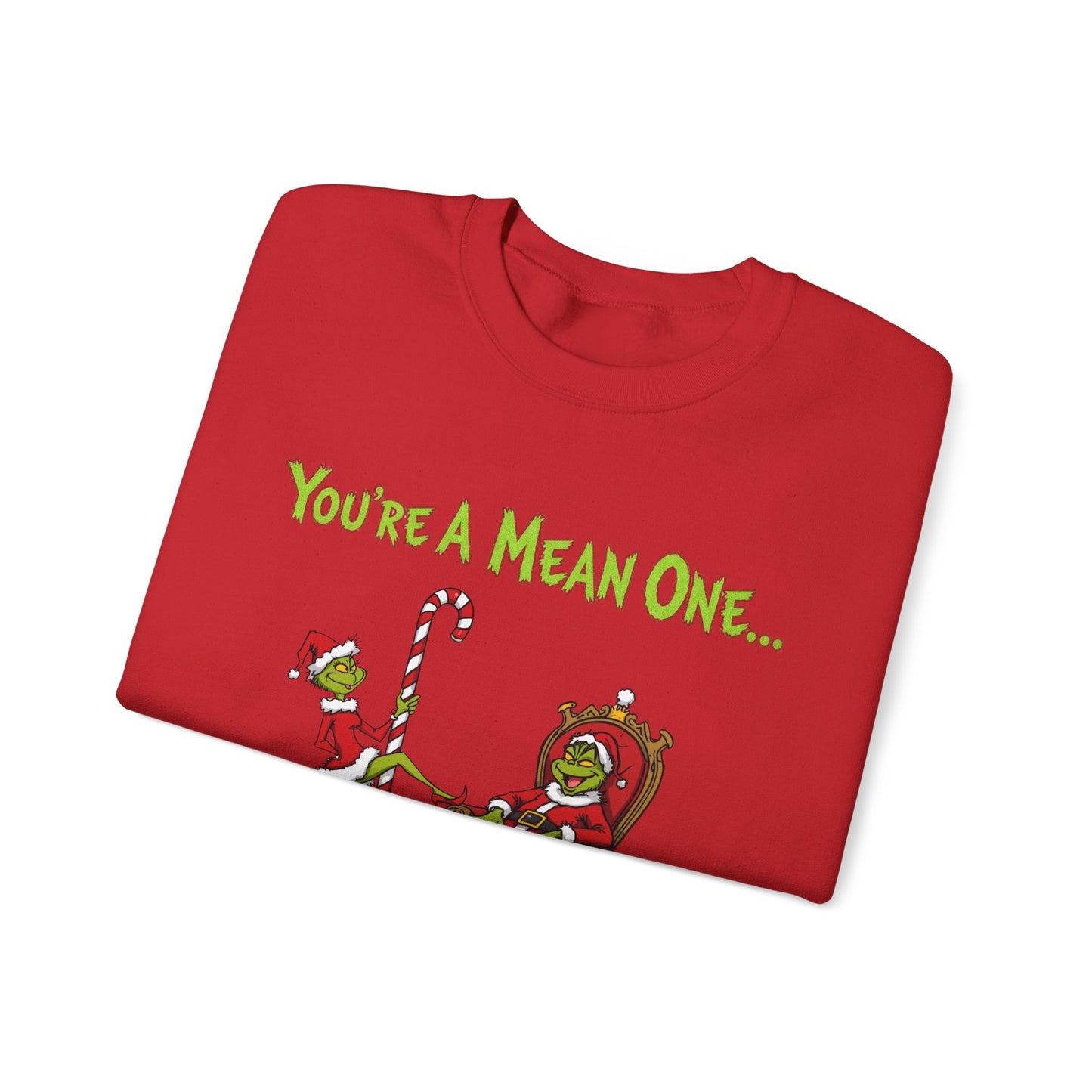 Grinch Inspired Unisex Ugly Christmas Sweatshirt