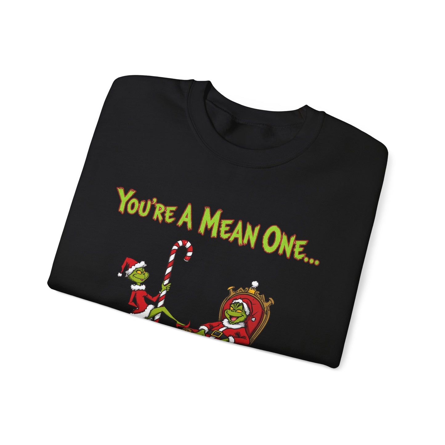 Grinch Inspired Unisex Ugly Christmas Sweatshirt