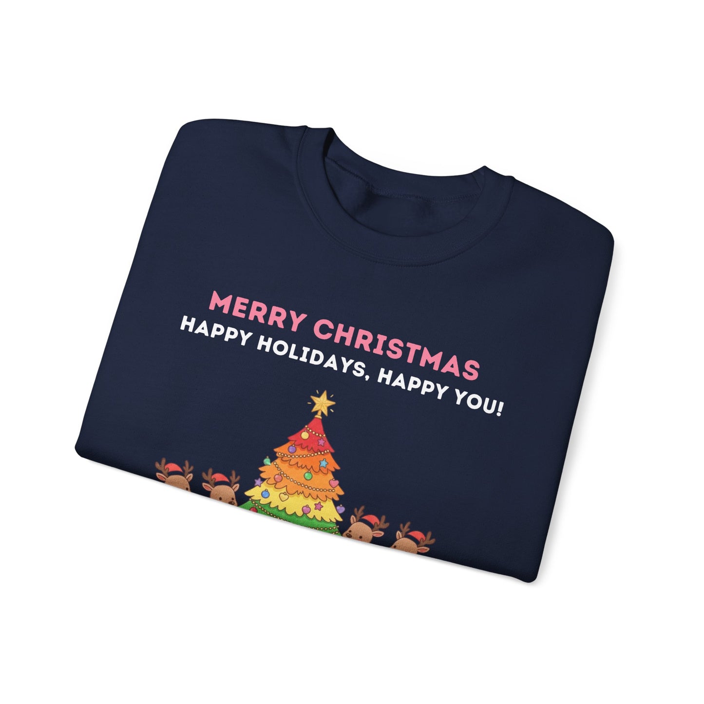LGBTQ+ Pride Unisex Ugly Christmas Sweatshirt