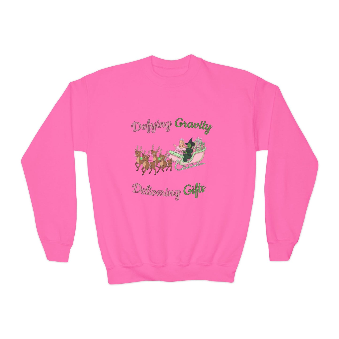 Youth - Defying Gravity Wicked Ugly Christmas Sweatshirt