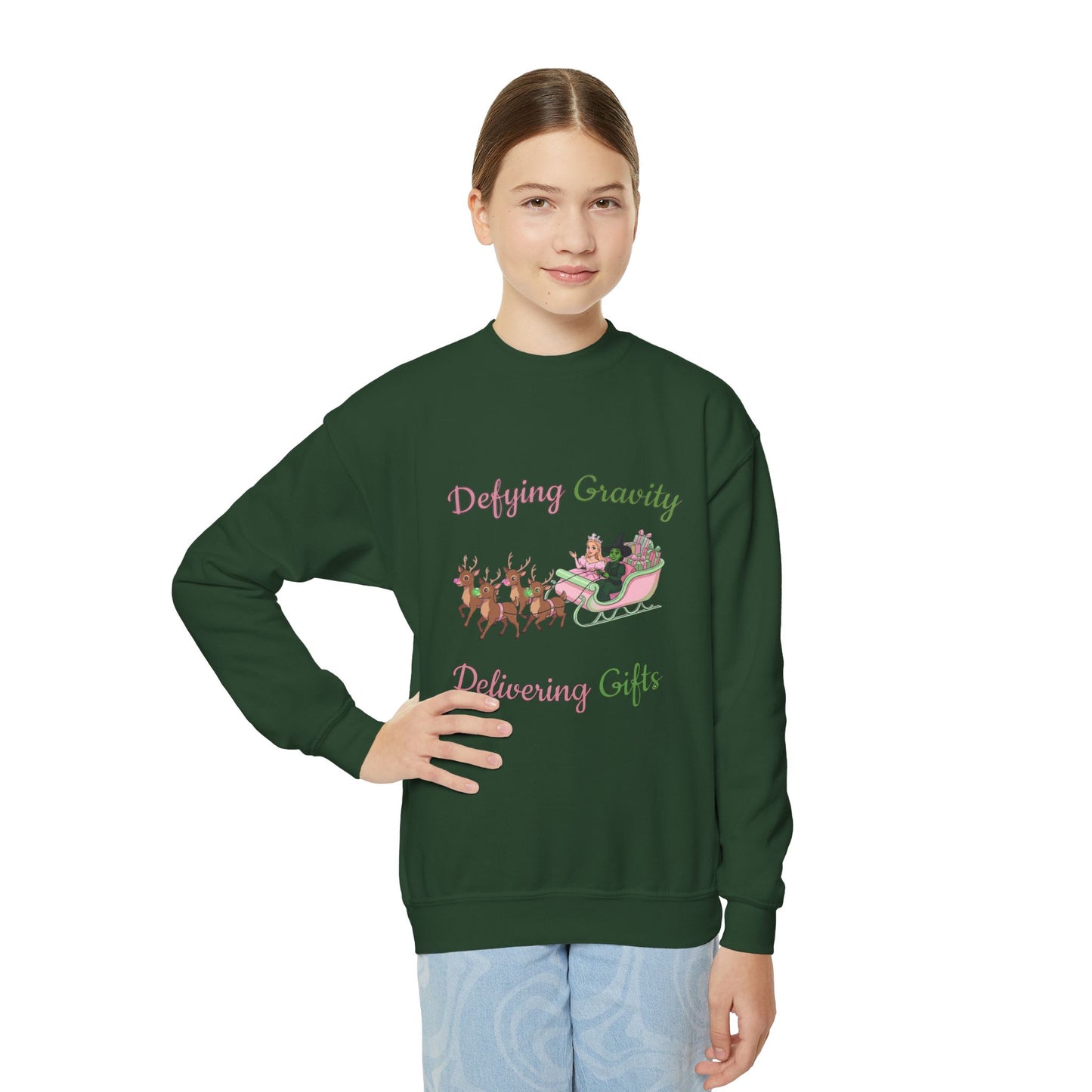 Youth - Defying Gravity Wicked Ugly Christmas Sweatshirt