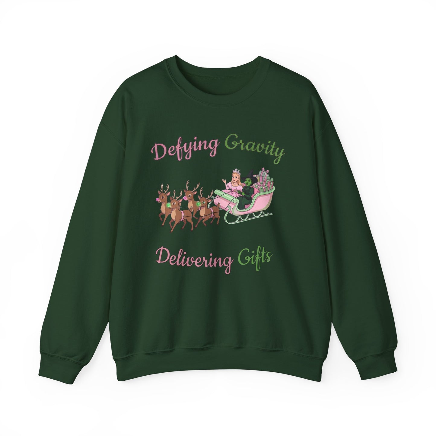 Defying Gravity Wicked Ugly Christmas Sweatshirt