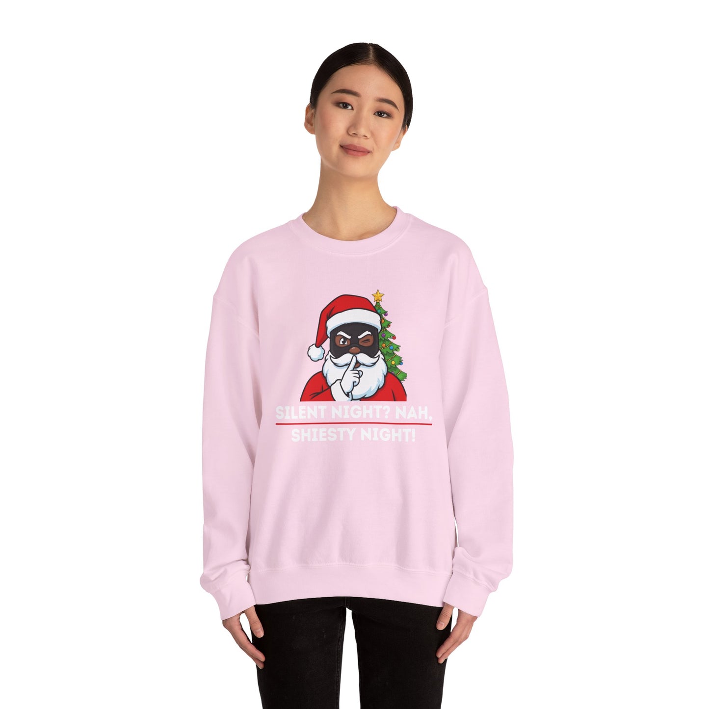 Shiesty Night (Dark Tone) Unisex Ugly Christmas Sweatshirt