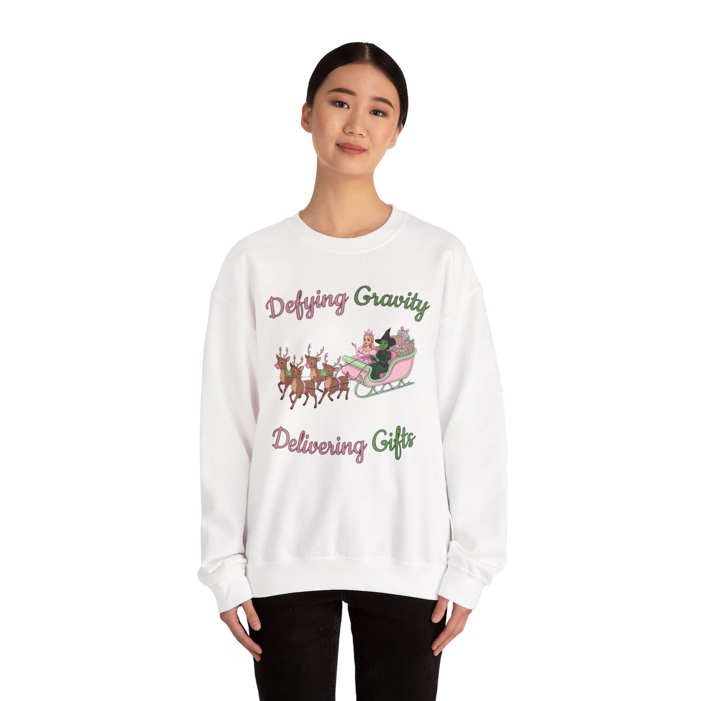 Defying Gravity Wicked Ugly Christmas Sweatshirt