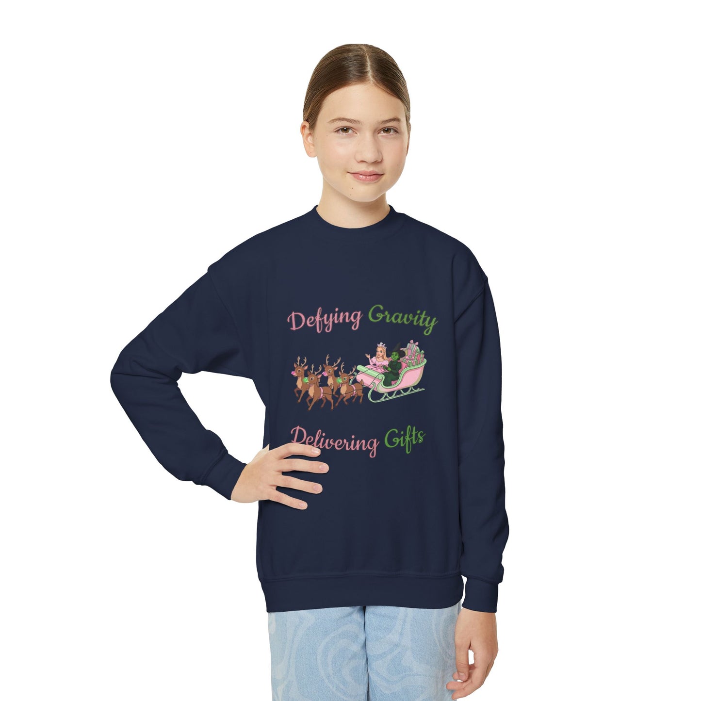 Youth - Defying Gravity Wicked Ugly Christmas Sweatshirt