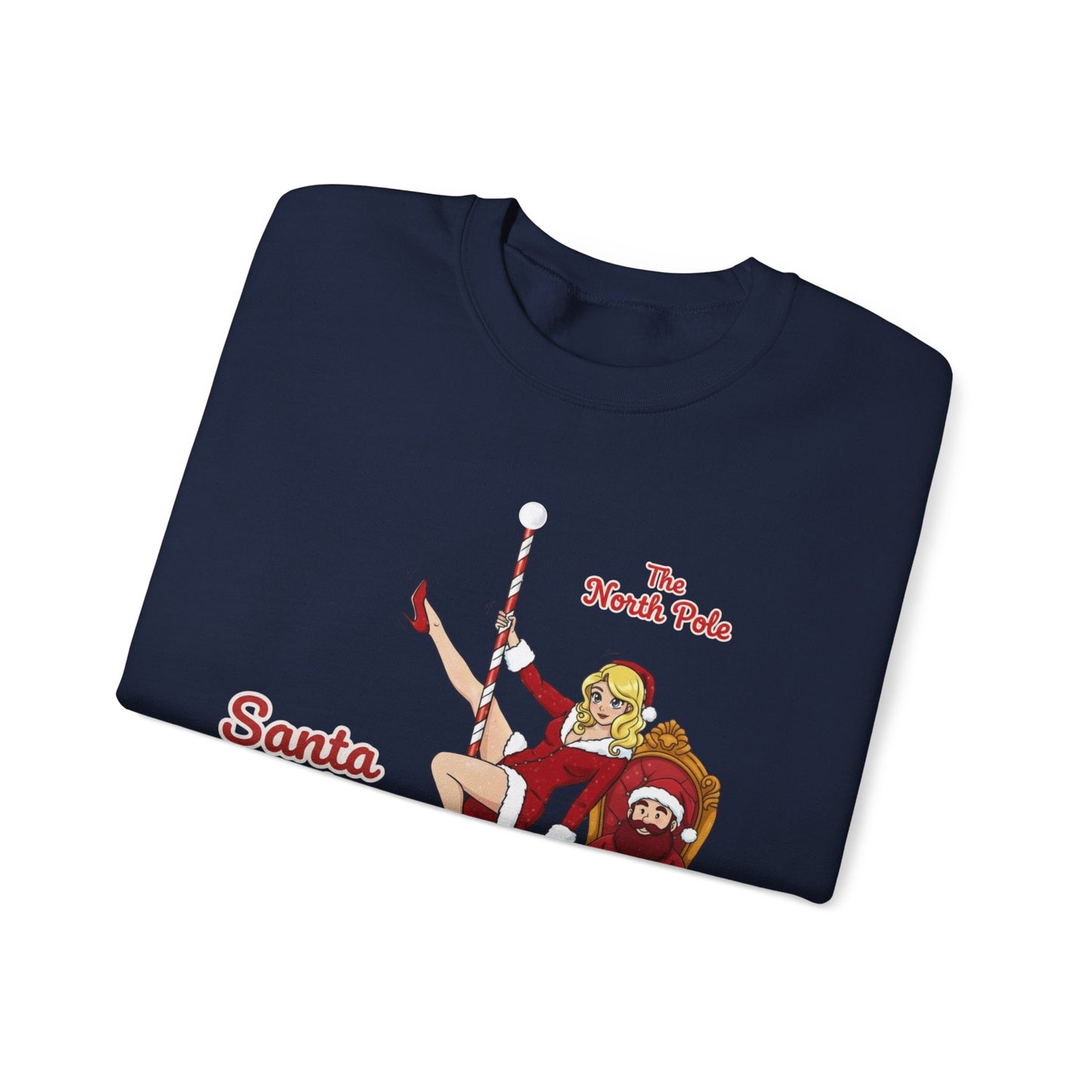 Santa Baby (Light Tone) Unisex Ugly Christmas Sweatshirt