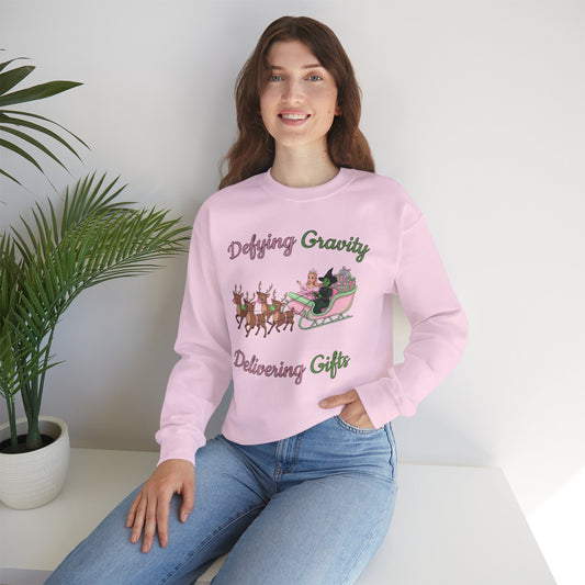 Defying Gravity Wicked Ugly Christmas Sweatshirt