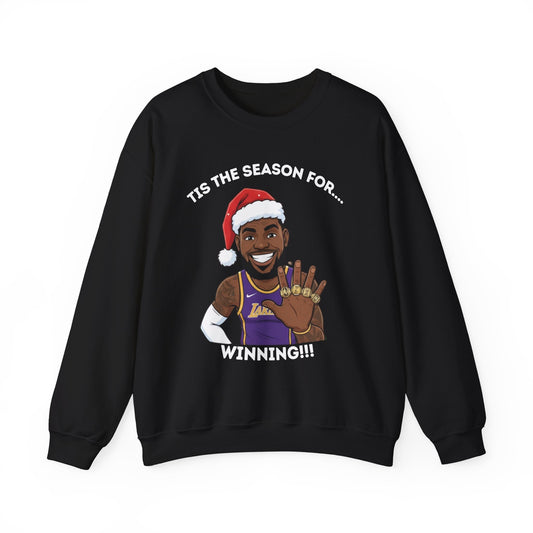 Lebron James Winning Ugly Christmas Sweatshirt
