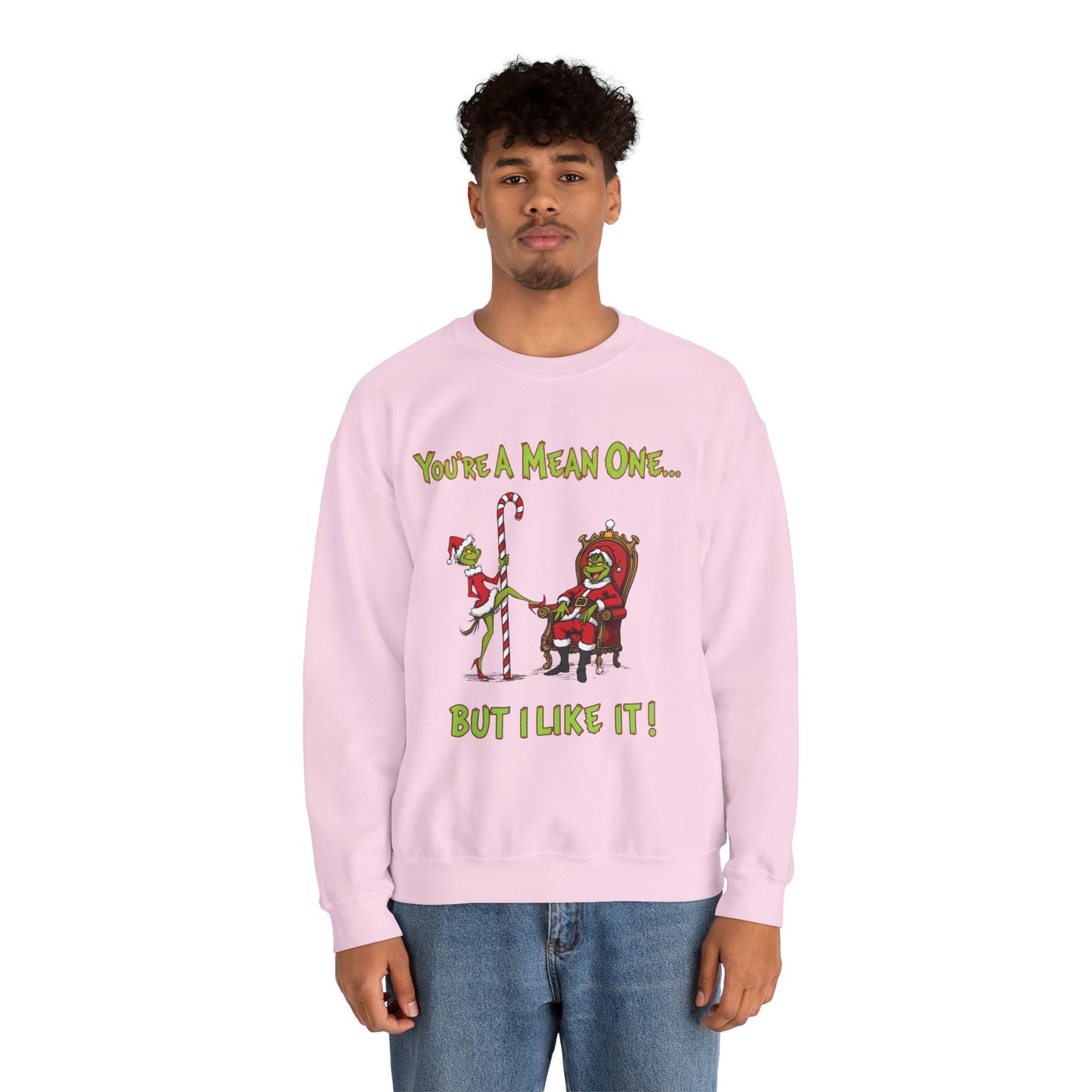 Grinch Inspired Unisex Ugly Christmas Sweatshirt