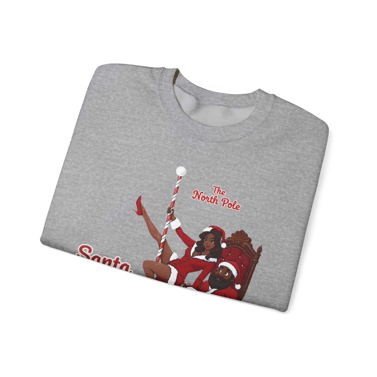 Santa Baby (Dark Tone) Unixsex Ugly Christmas Sweatshirt