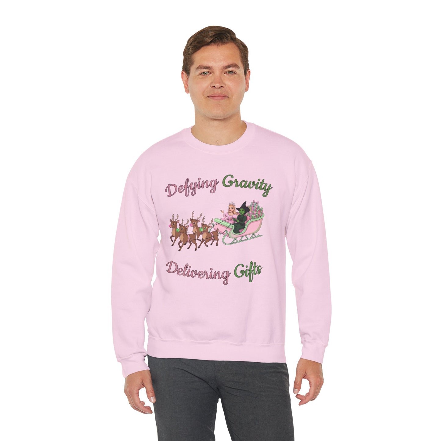 Defying Gravity Wicked Ugly Christmas Sweatshirt