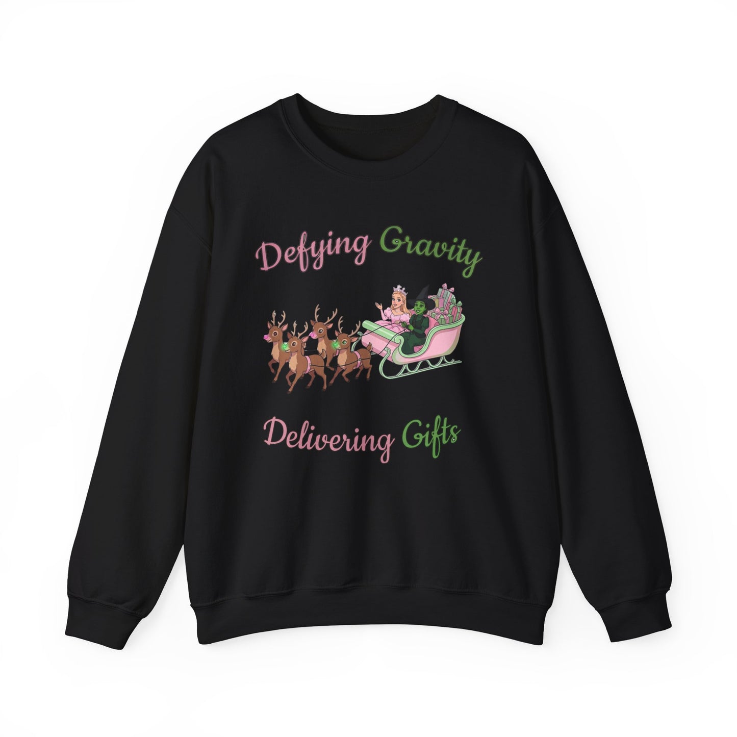 Defying Gravity Wicked Ugly Christmas Sweatshirt