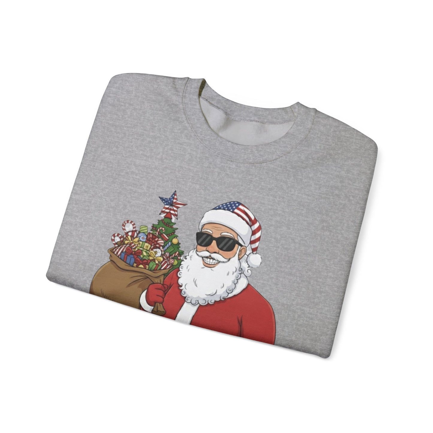 One Nation Under Claus Unisex Ugly Christmas Sweatshirt