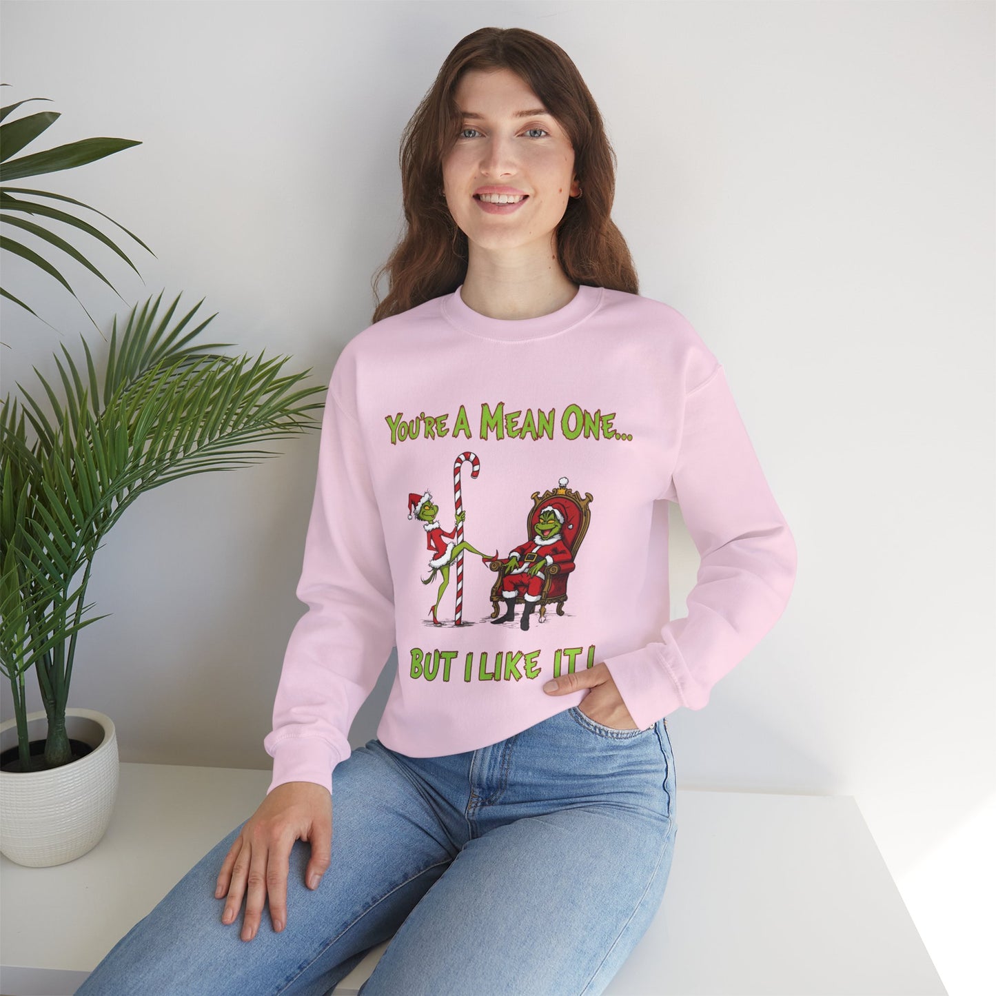 Grinch Inspired Unisex Ugly Christmas Sweatshirt