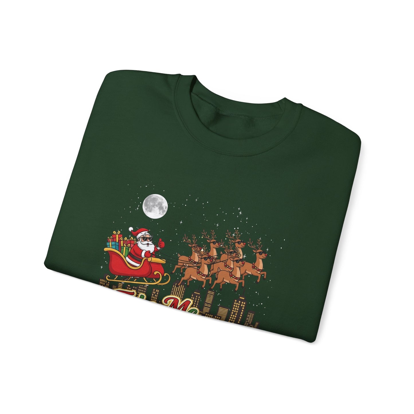 Take Me Thru Dere Unisex Ugly Christmas Sweatshirt