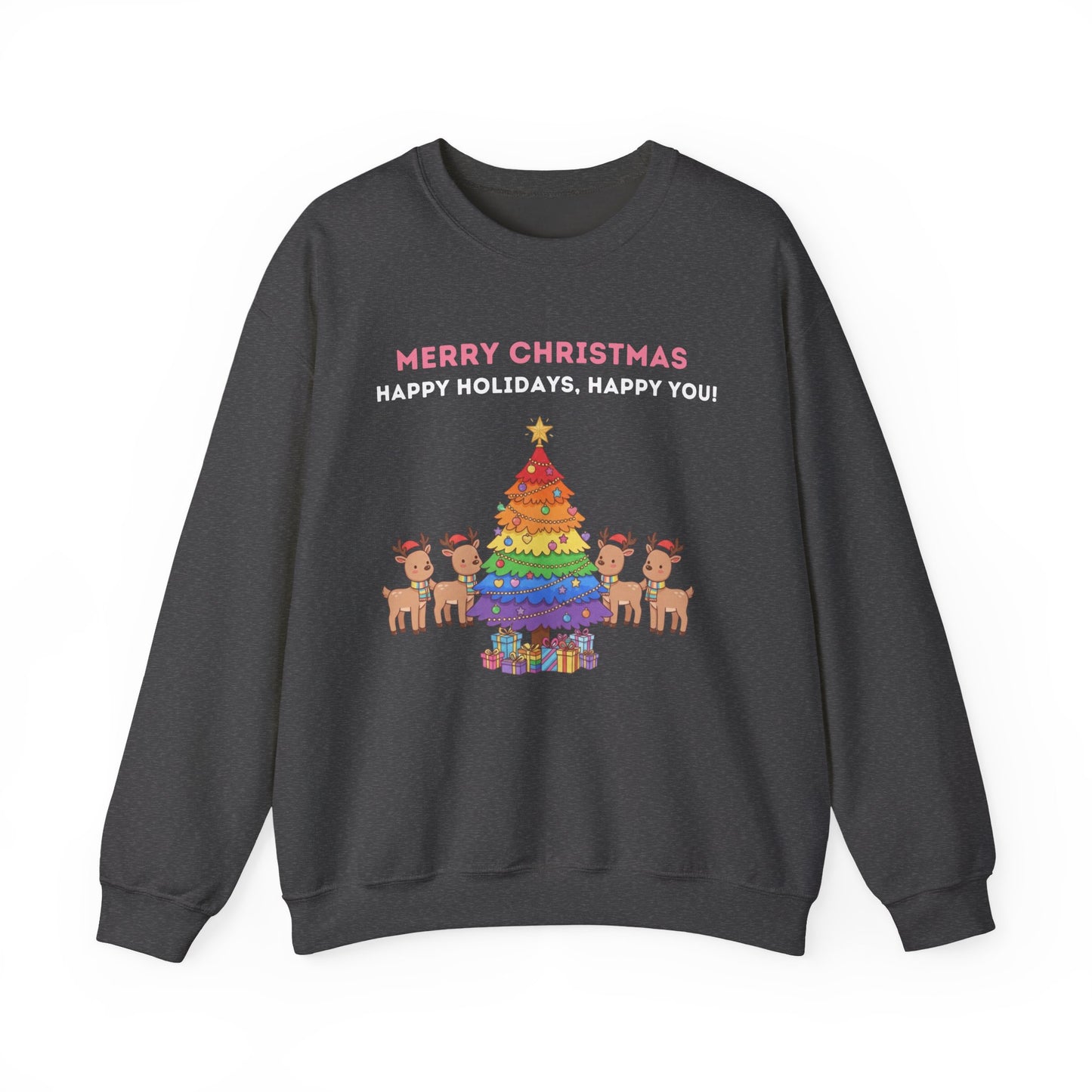 LGBTQ+ Pride Unisex Ugly Christmas Sweatshirt
