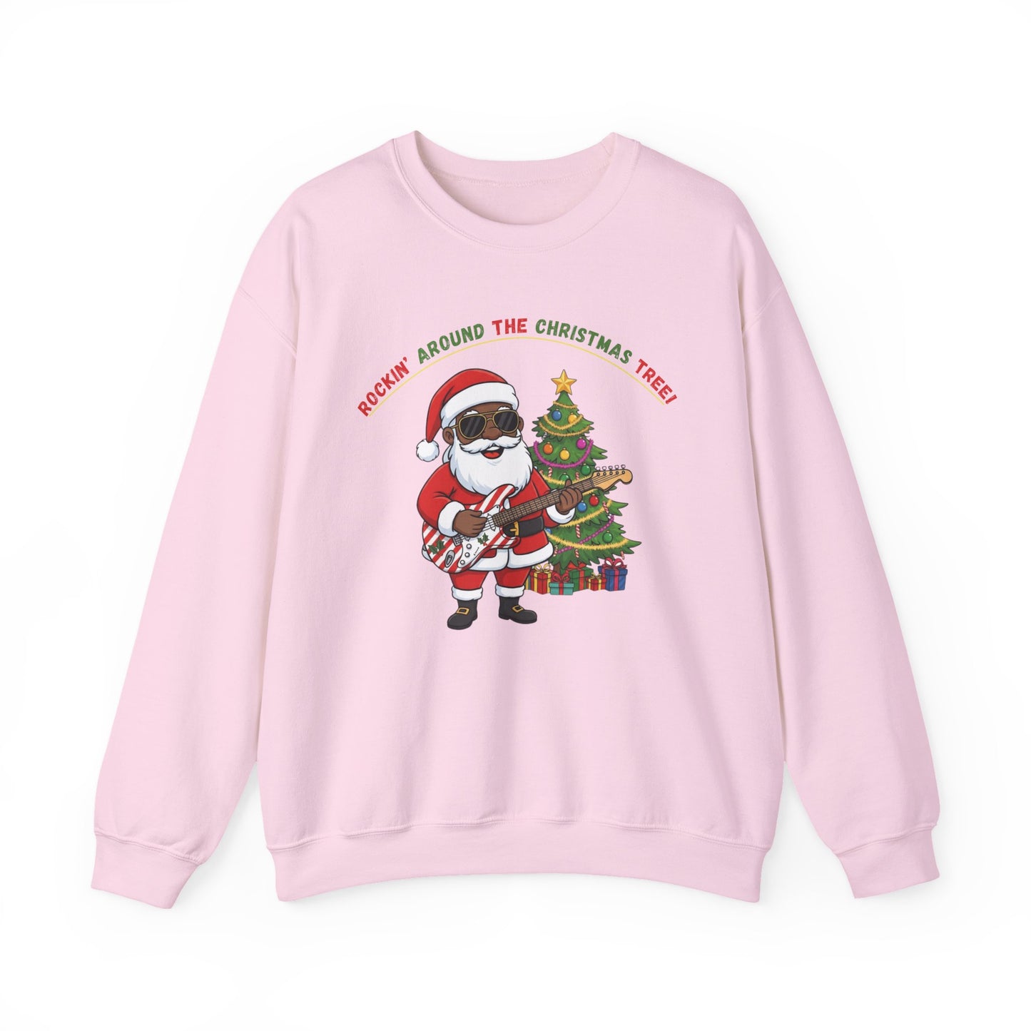 Rocking Around (Dark Tone) Unisex Ugly Christmas Sweatshirt