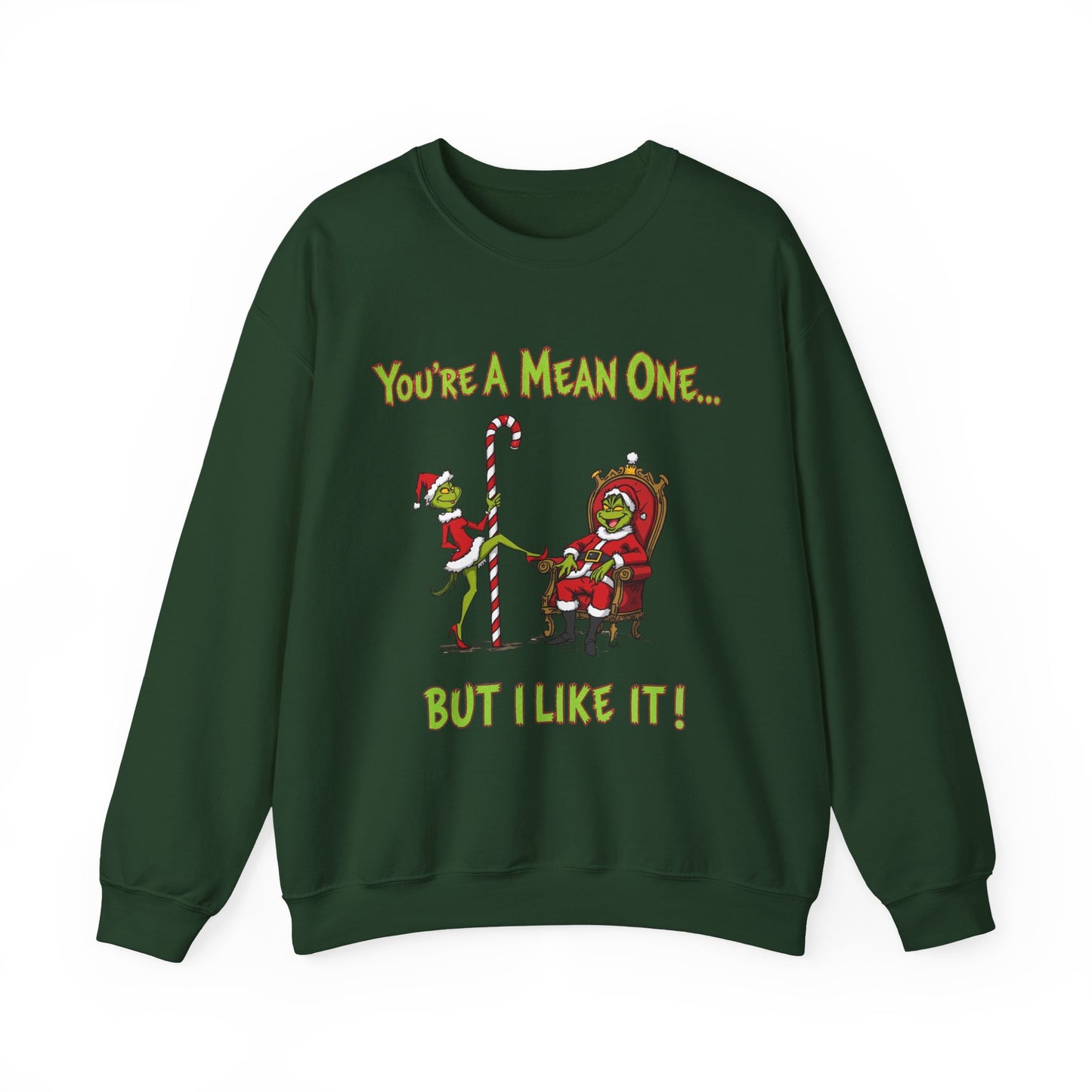 Grinch Inspired Unisex Ugly Christmas Sweatshirt